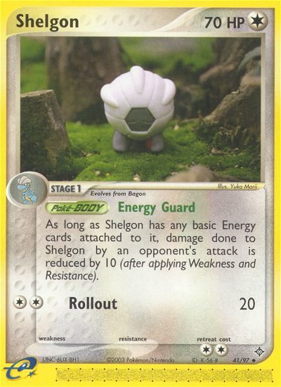 Shelgon (41/97) [EX: Dragon] | Jack's On Queen