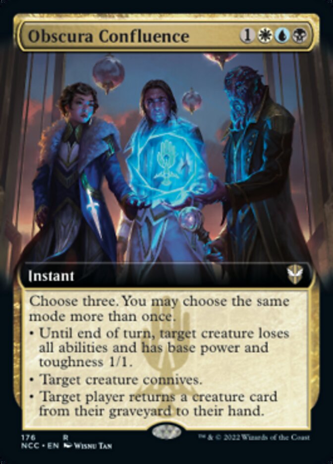 Obscura Confluence (Extended Art) [Streets of New Capenna Commander] | Jack's On Queen