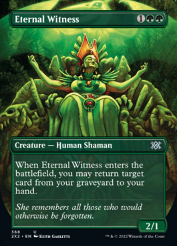 Eternal Witness (Borderless Alternate Art) [Double Masters 2022] | Jack's On Queen