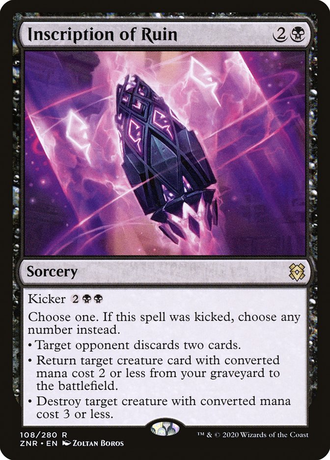 Inscription of Ruin [Zendikar Rising] | Jack's On Queen