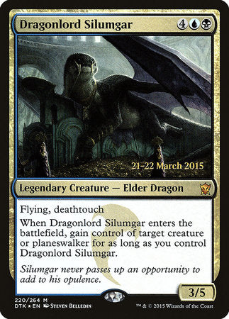 Dragonlord Silumgar [Dragons of Tarkir Promos] | Jack's On Queen