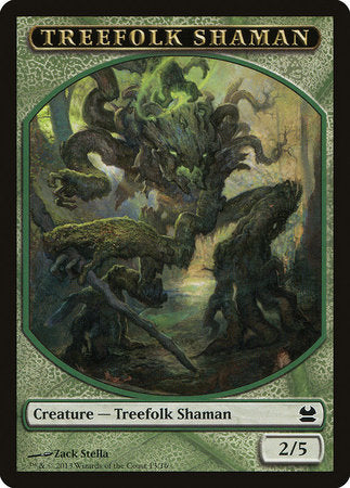 Treefolk Shaman Token [Modern Masters Tokens] | Jack's On Queen