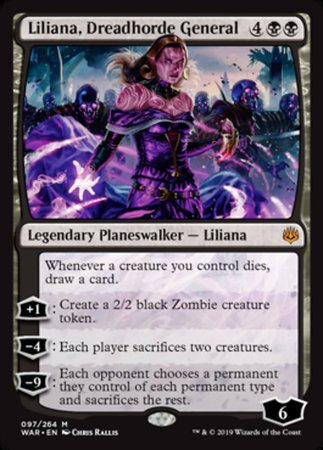 Liliana, Dreadhorde General [War of the Spark] | Jack's On Queen