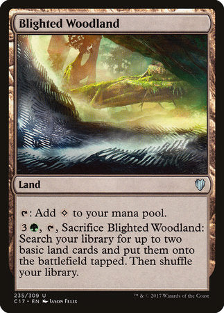 Blighted Woodland [Commander 2017] | Jack's On Queen