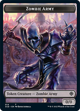 Zombie Army Double-Sided Token [Starter Commander Decks] | Jack's On Queen