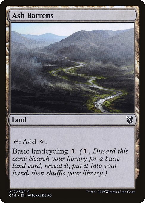 Ash Barrens [Commander 2019] | Jack's On Queen