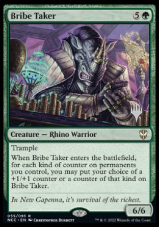 Bribe Taker (Promo Pack) [Streets of New Capenna Commander Promos] | Jack's On Queen