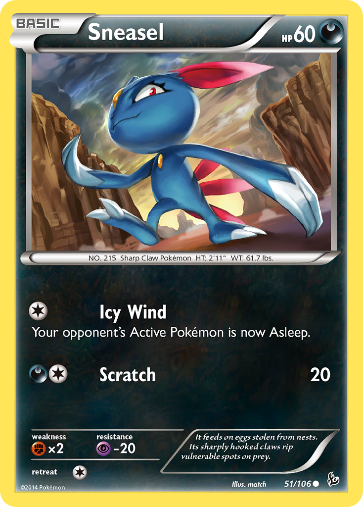 Sneasel (51/106) [XY: Flashfire] | Jack's On Queen