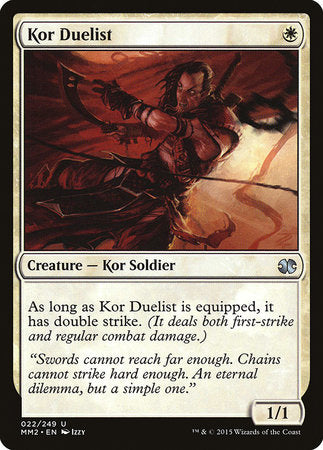 Kor Duelist [Modern Masters 2015] | Jack's On Queen