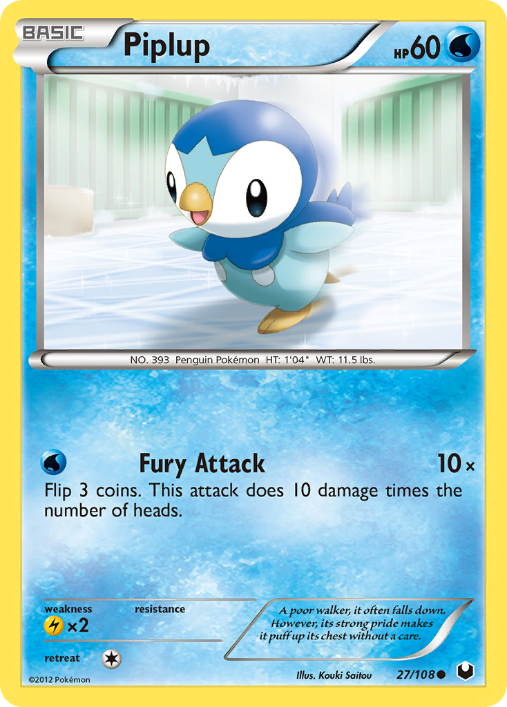 Piplup (27/108) [Black & White: Dark Explorers] | Jack's On Queen