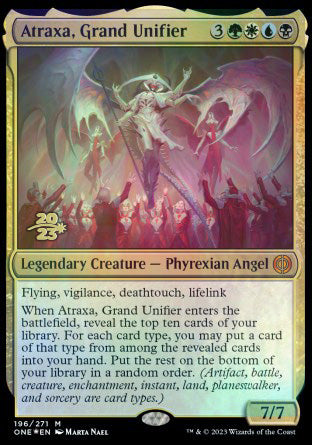 Atraxa, Grand Unifier [Phyrexia: All Will Be One Prerelease Promos] | Jack's On Queen