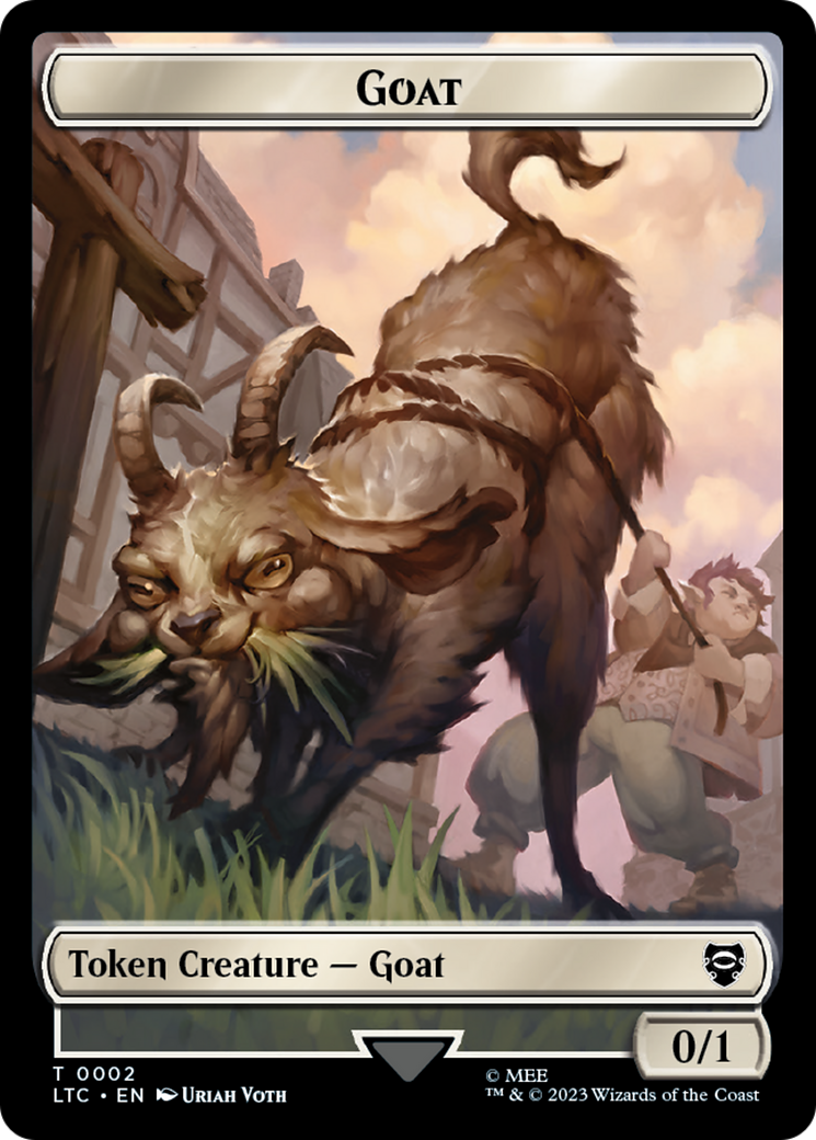 Bird // Goat Token [The Lord of the Rings: Tales of Middle-Earth Commander Tokens] | Jack's On Queen