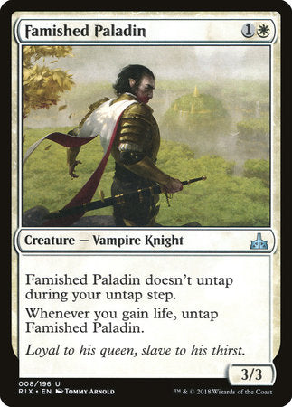 Famished Paladin [Rivals of Ixalan] | Jack's On Queen