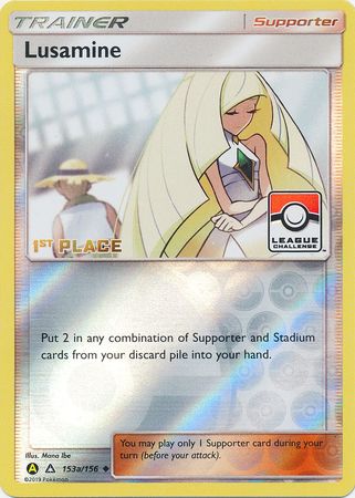 Lusamine (153a/156) (League Challenge Alt Art 1st Place) [Sun & Moon: Ultra Prism] | Jack's On Queen