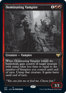 Dominating Vampire [Innistrad: Double Feature] | Jack's On Queen