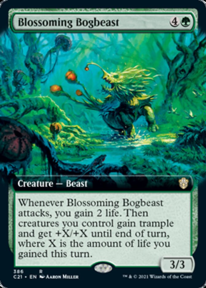 Blossoming Bogbeast (Extended) [Commander 2021] | Jack's On Queen