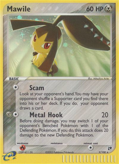 Mawile (9/100) [EX: Sandstorm] | Jack's On Queen