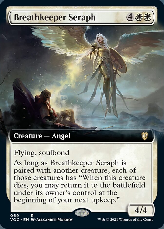 Breathkeeper Seraph (Extended) [Innistrad: Crimson Vow Commander] | Jack's On Queen