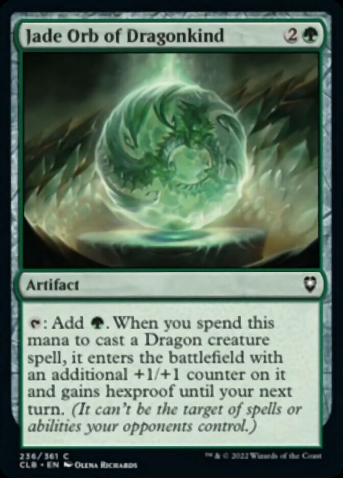 Jade Orb of Dragonkind [Commander Legends: Battle for Baldur's Gate] | Jack's On Queen