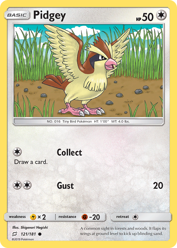 Pidgey (121/181) [Sun & Moon: Team Up] | Jack's On Queen