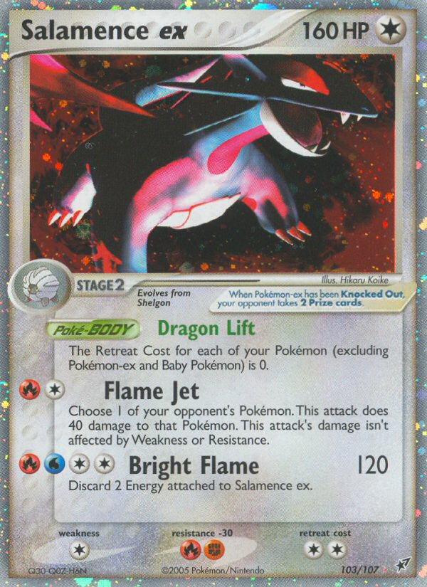 Salamence ex (103/107) [EX: Deoxys] | Jack's On Queen