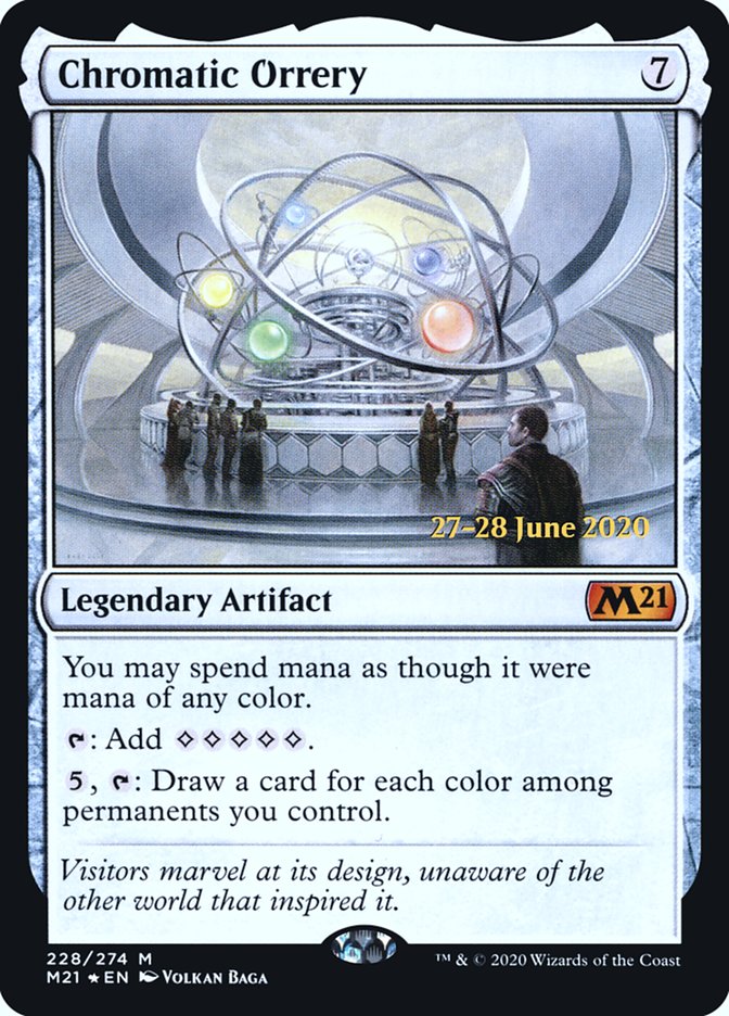 Chromatic Orrery  [Core Set 2021 Prerelease Promos] | Jack's On Queen