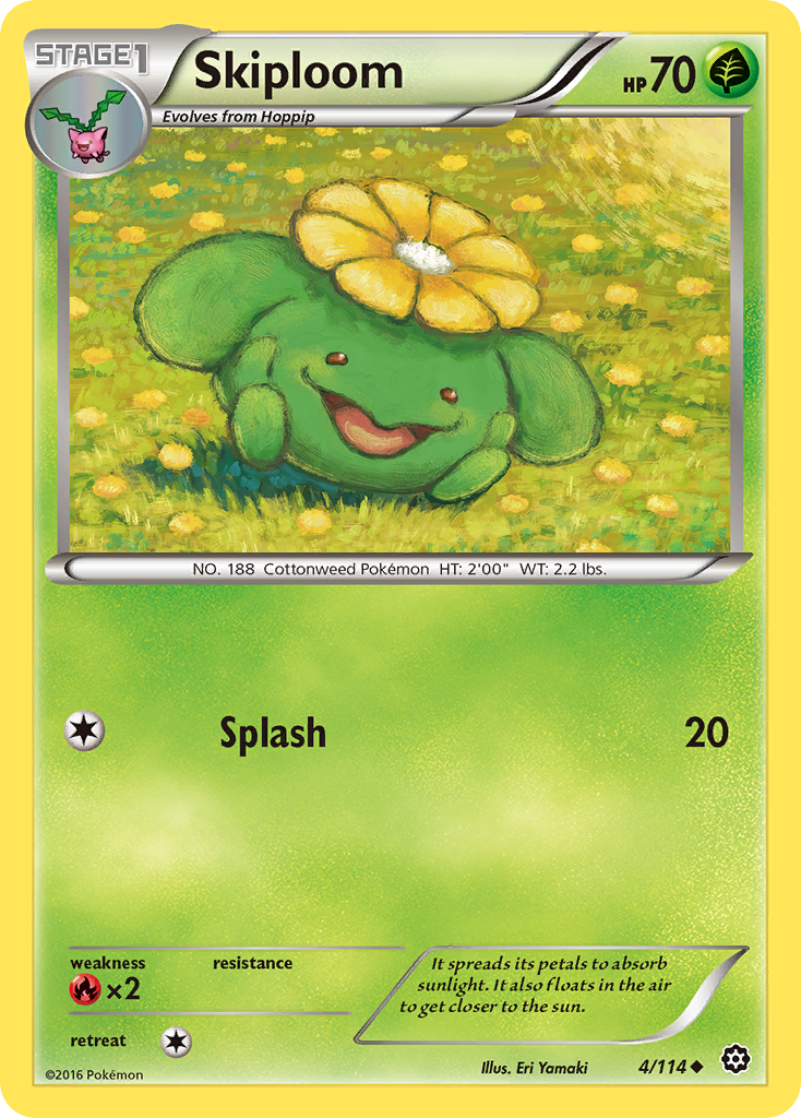 Skiploom (4/114) [XY: Steam Siege] | Jack's On Queen