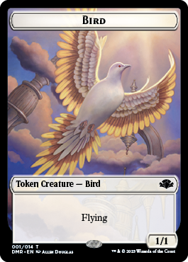 Elephant // Bird Double-Sided Token [Dominaria Remastered Tokens] | Jack's On Queen