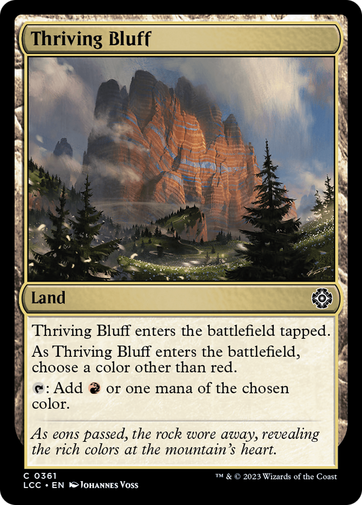 Thriving Bluff [The Lost Caverns of Ixalan Commander] | Jack's On Queen