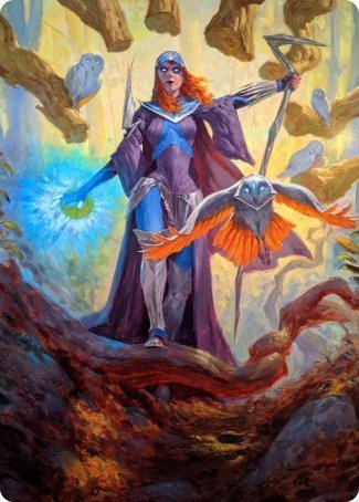 Kasmina, Enigma Sage Art Card [Strixhaven: School of Mages Art Series] | Jack's On Queen