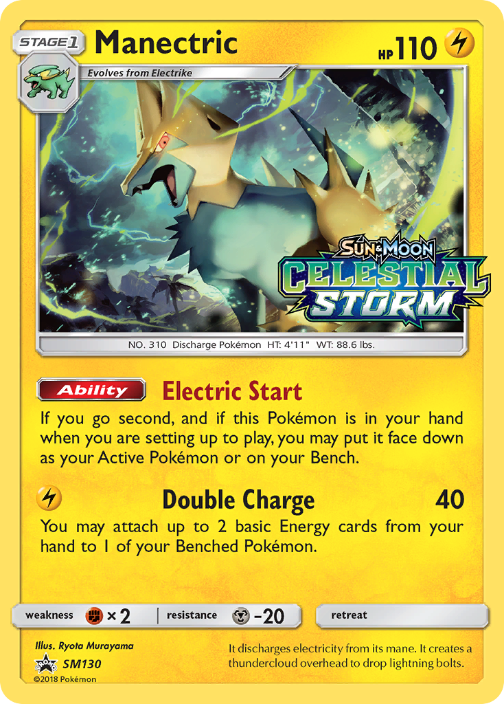 Manectric (SM130) [Sun & Moon: Black Star Promos] | Jack's On Queen