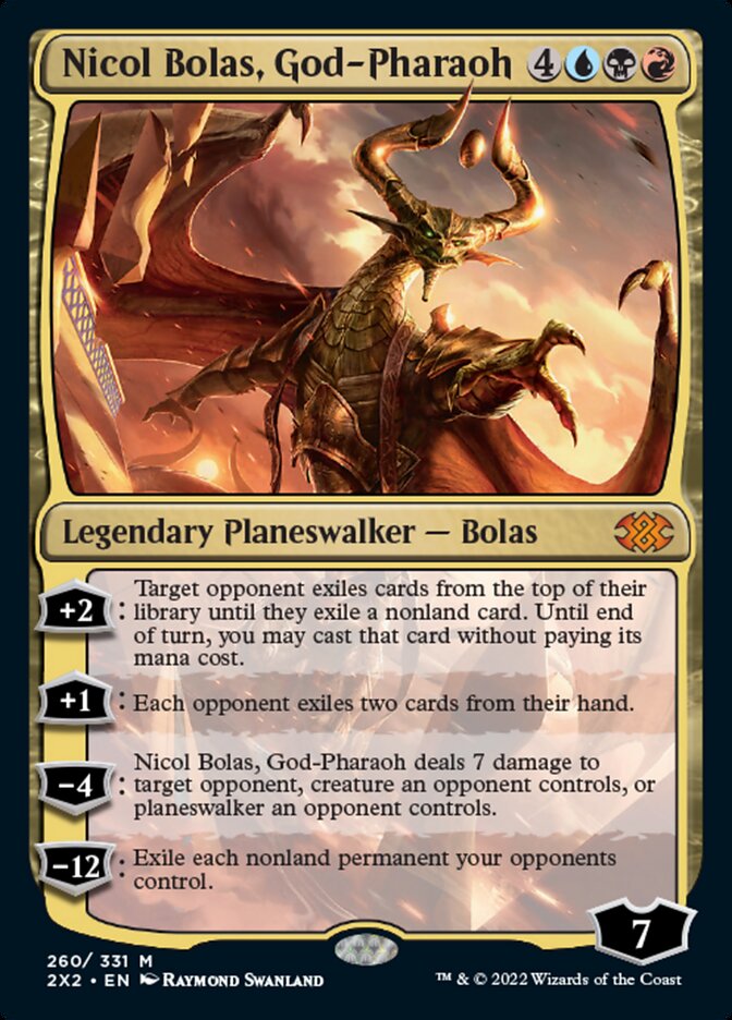 Nicol Bolas, God-Pharaoh [Double Masters 2022] | Jack's On Queen