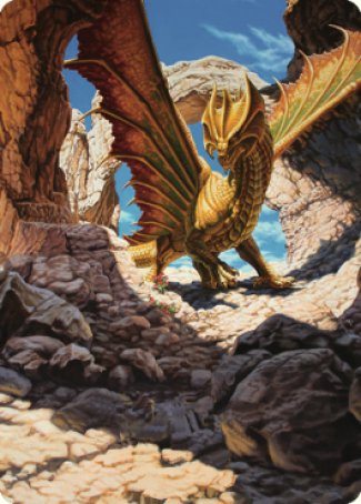 Ancient Brass Dragon Art Card (02) [Commander Legends: Battle for Baldur's Gate Art Series] | Jack's On Queen