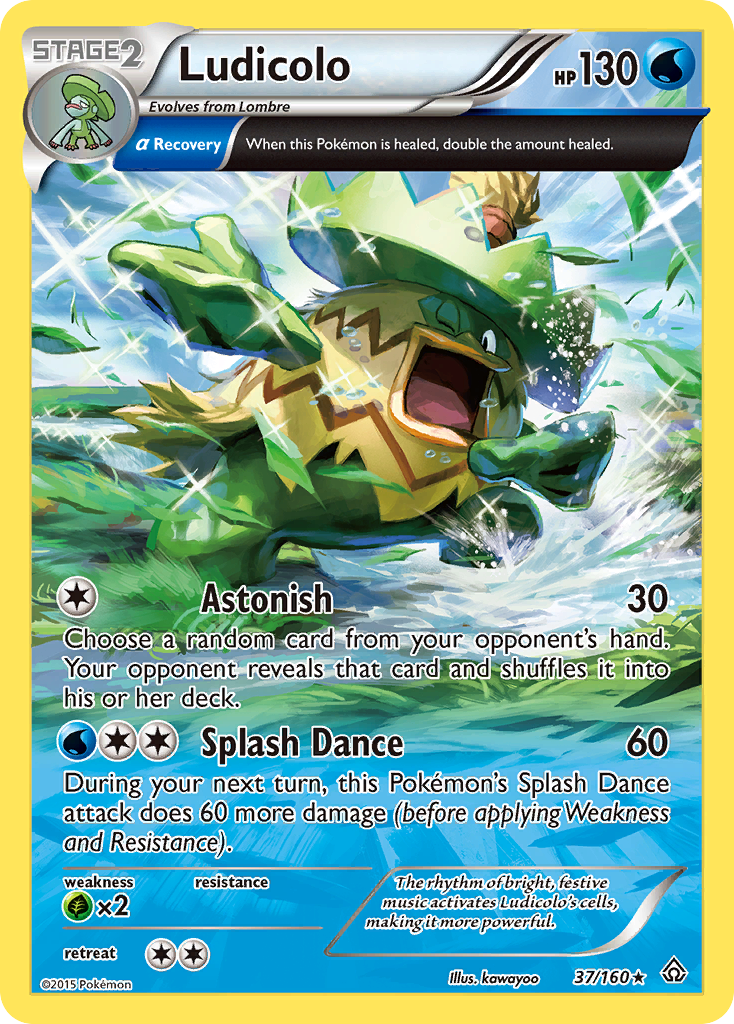 Ludicolo (37/160) [XY: Primal Clash] | Jack's On Queen