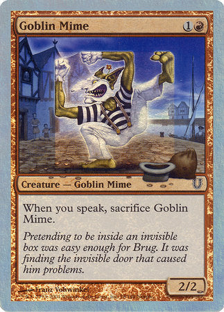 Goblin Mime (Alternate Foil) [Unhinged] | Jack's On Queen