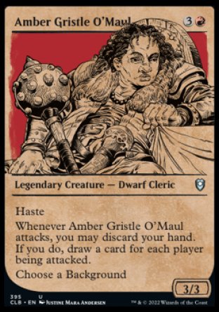 Amber Gristle O'Maul (Showcase) [Commander Legends: Battle for Baldur's Gate] | Jack's On Queen