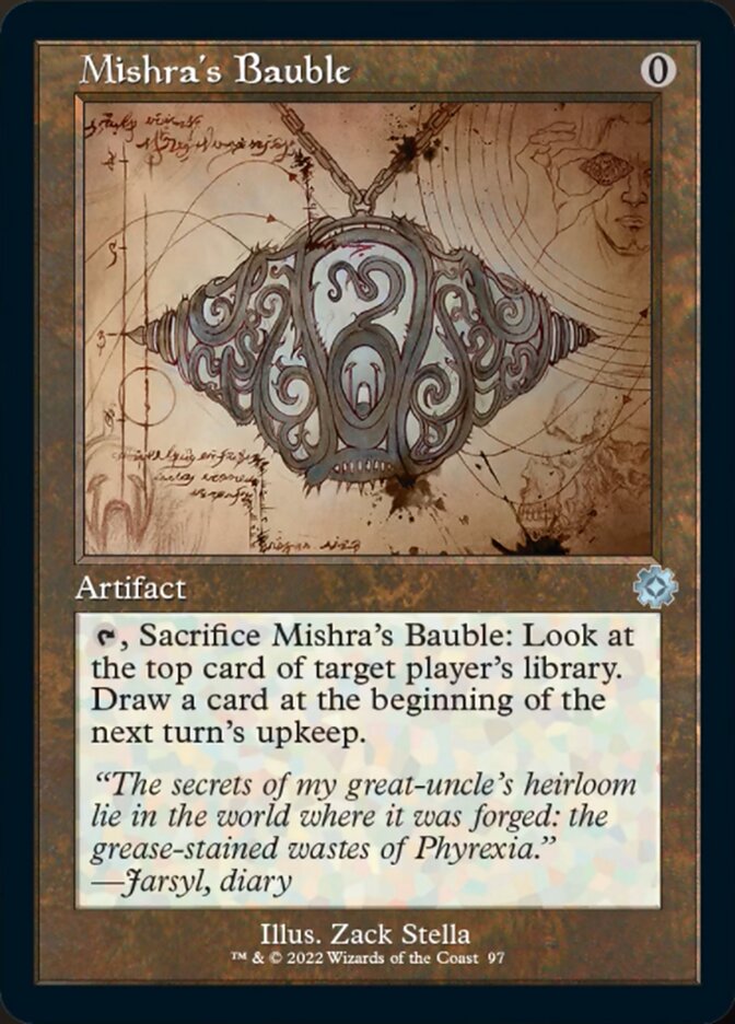 Mishra's Bauble (Retro Schematic) [The Brothers' War Retro Artifacts] | Jack's On Queen