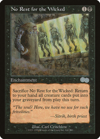 No Rest for the Wicked [Urza's Saga] | Jack's On Queen
