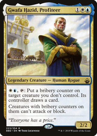 Gwafa Hazid, Profiteer [Battlebond] | Jack's On Queen