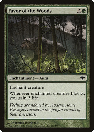 Favor of the Woods [Dark Ascension] | Jack's On Queen