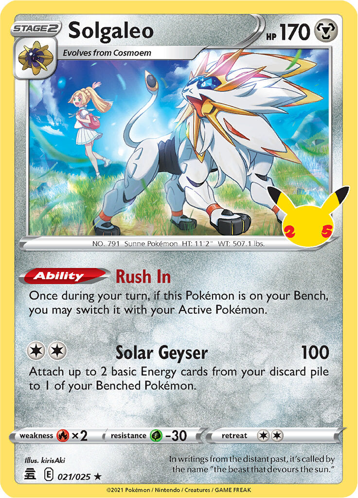 Solgaleo (021/025) [Celebrations: 25th Anniversary] | Jack's On Queen