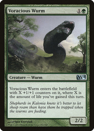 Voracious Wurm [Magic 2014] | Jack's On Queen