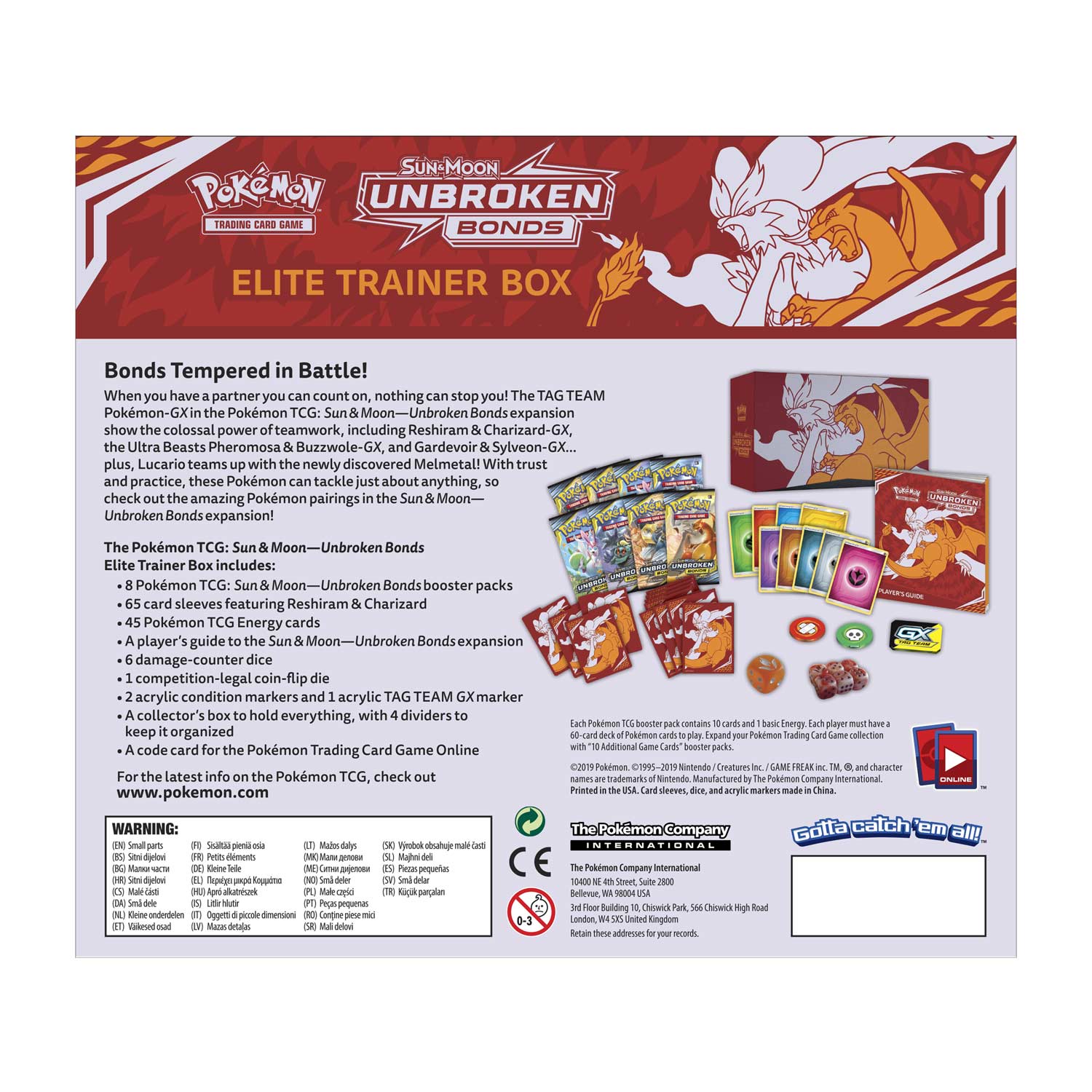 Sun & Moon: Unbroken Bonds - Elite Trainer Box | Jack's On Queen