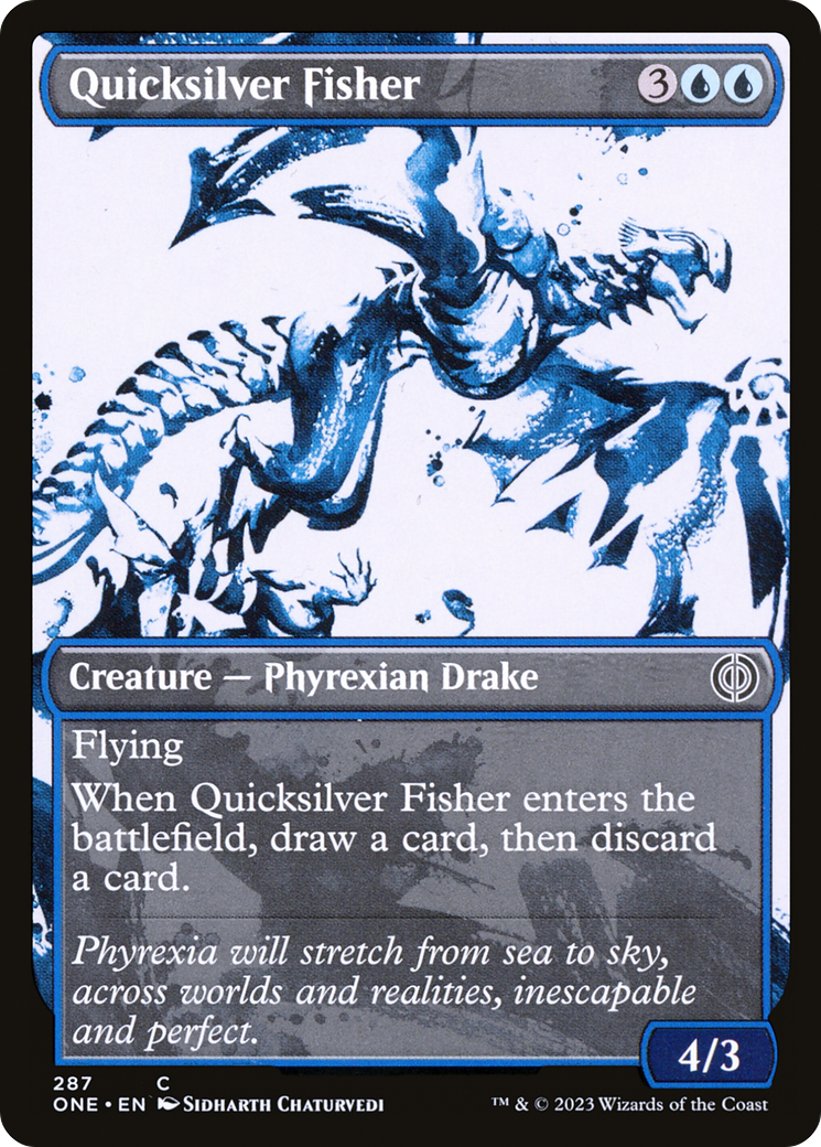 Quicksilver Fisher (Showcase Ichor) [Phyrexia: All Will Be One] | Jack's On Queen
