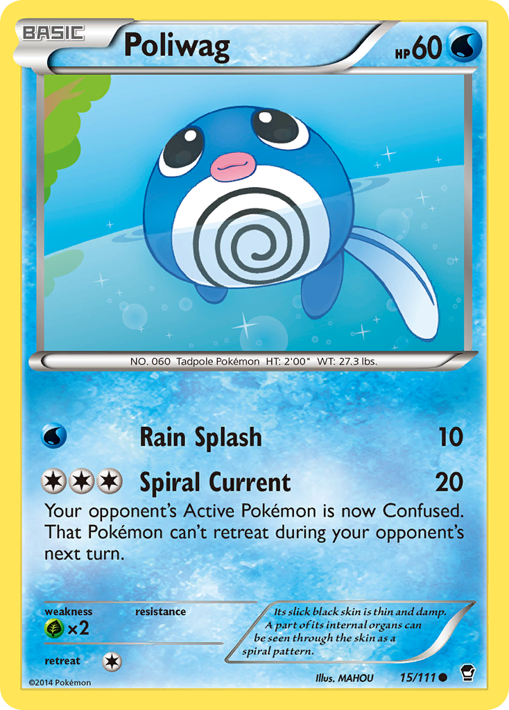 Poliwag (15/111) [XY: Furious Fists] | Jack's On Queen