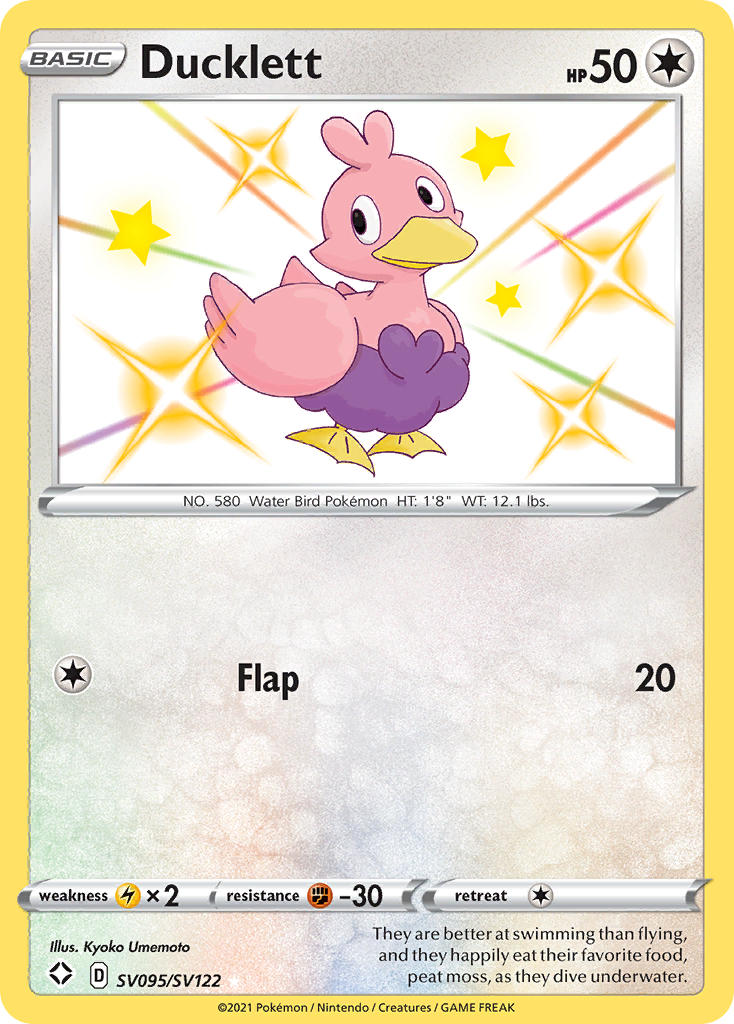 Ducklett (SV095/SV122) [Sword & Shield: Shining Fates] | Jack's On Queen