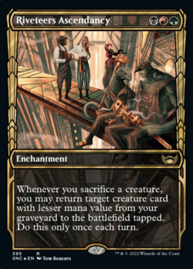 Riveteers Ascendancy (Showcase Golden Age Gilded Foil) [Streets of New Capenna] | Jack's On Queen