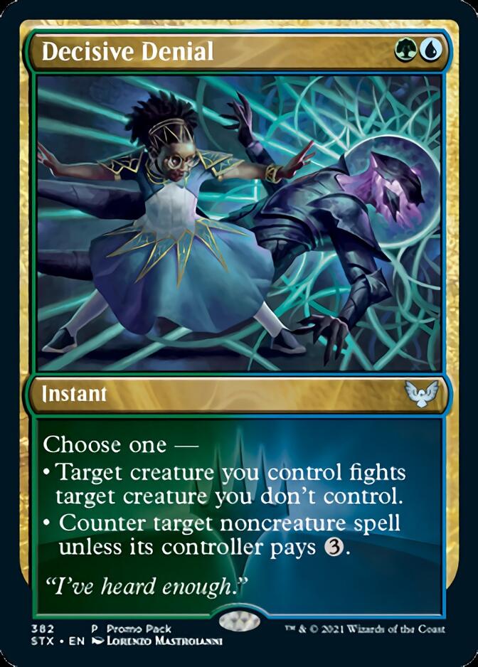 Decisive Denial (Promo Pack) [Strixhaven: School of Mages] | Jack's On Queen