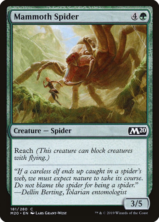 Mammoth Spider [Core Set 2020] | Jack's On Queen