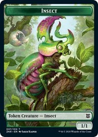 Insect // Kor Warrior Double-sided Token [Zendikar Rising Tokens] | Jack's On Queen